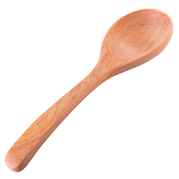 istock Wooden spoon isolated isolated on a white background. 1497639444