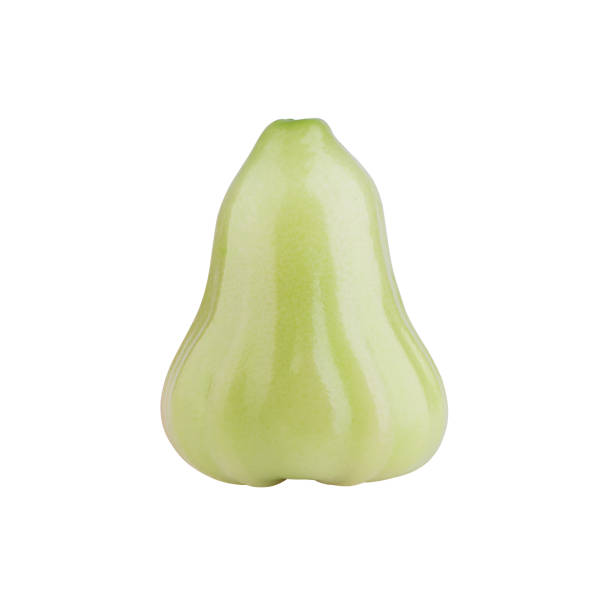 istock green rose apple isolated on a white background. 1497639450