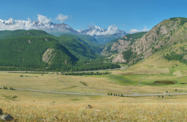 istock Picturesque mountain valley on a sunny summer 1497644753