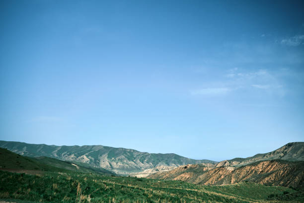 Mountain viewpoint on summer morning
