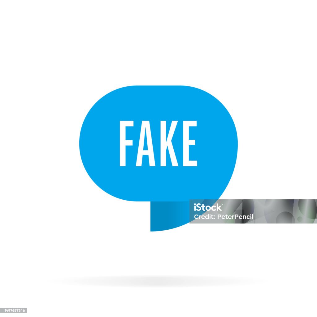 Fake Paper Speech Bubble Notification Template Vector Stock Fake Paper Speech Bubble Notification Template Vector Stock