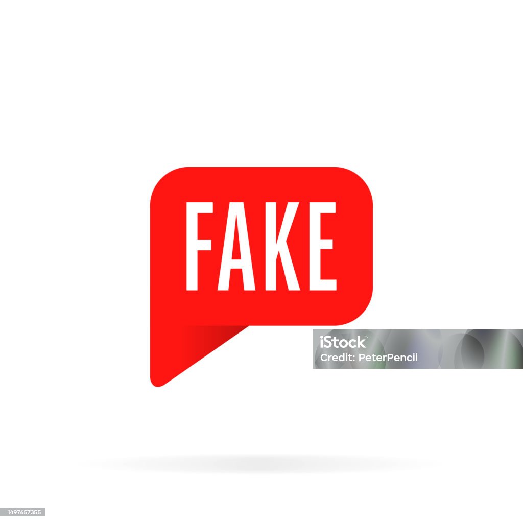 Fake Paper Speech Bubble Notification Template Vector Stock Fake Paper Speech Bubble Notification Template Vector Stock