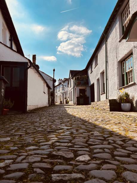 istock Cobblestone street in Ambleside 1497664357