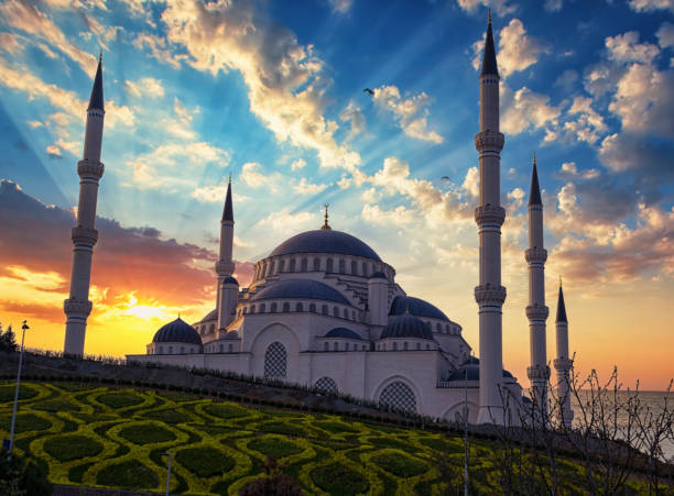 istock A beautiful sunset from Camlica Mosque 1497668037