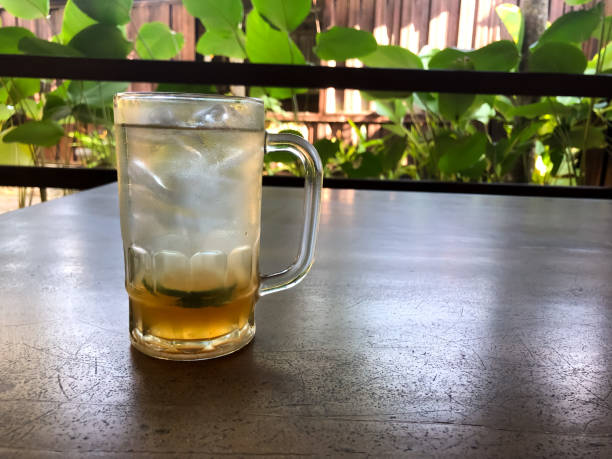 a glass of fresh orange juice