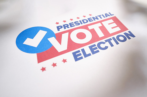 US elections 2020 vote badge