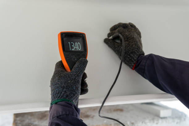 istock Measure Dry Film Thickness (DFT) with Coating Thickness Gauge 1497678046