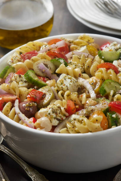istock Greek Pasta Salad with Rotini 1497681443