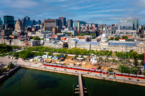 panorama from the skyline of Montreal