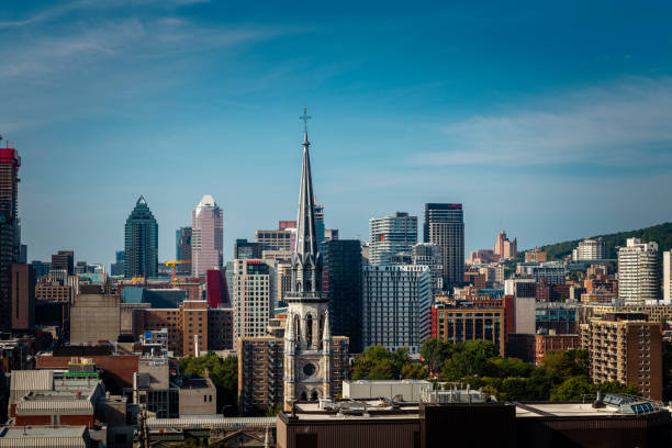 panorama from the skyline of Montreal