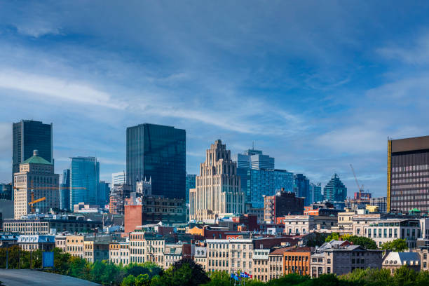 panorama from the skyline of Montreal