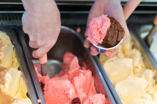 istock colse-up image of a hands preparing an ice cream 1497695925