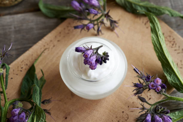 istock A jar of homemade comfrey root ointment with fresh plant 1497697122