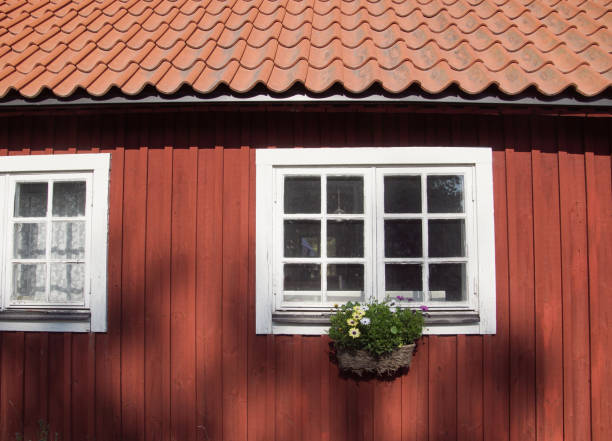 istock Full frame shot of a building with windows 1497698853