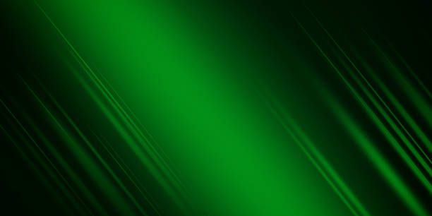 istock Abstract modern green lines background illustration 1497701518