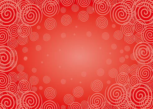 Red color spiral background