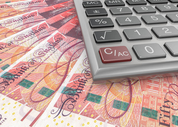 istock British Pound finance loan tax calculator 1497706563