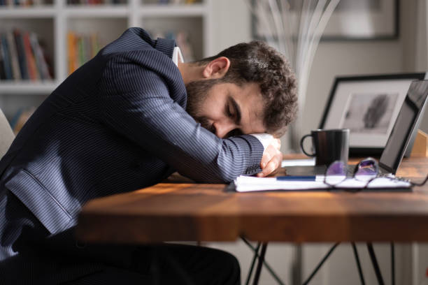 istock Handsome businessman working in Home office. 1497711554