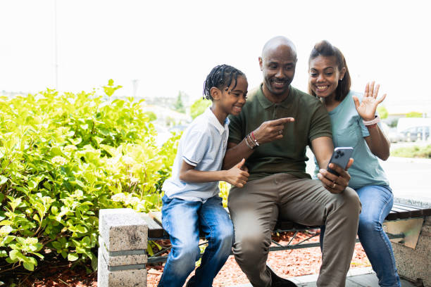 istock Happy family spends time outside 1497721513