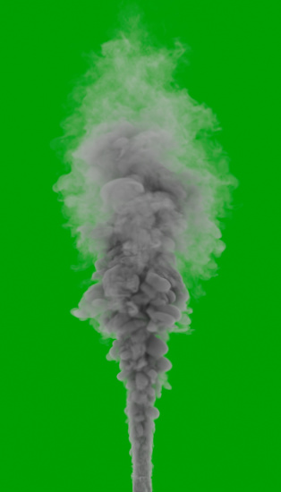 Factory chimney smoke