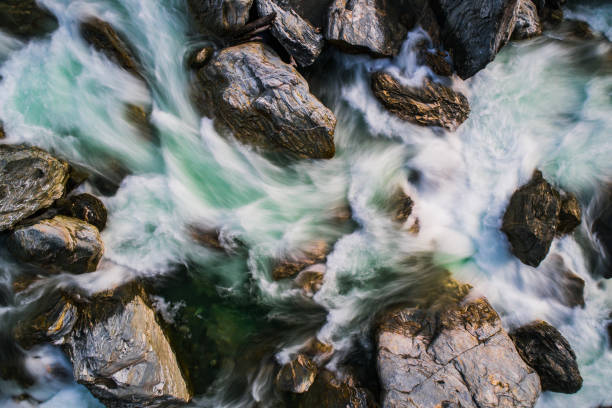 istock Directly above looking down at rushing rapid river from snowmelt in the mountains 1497731062