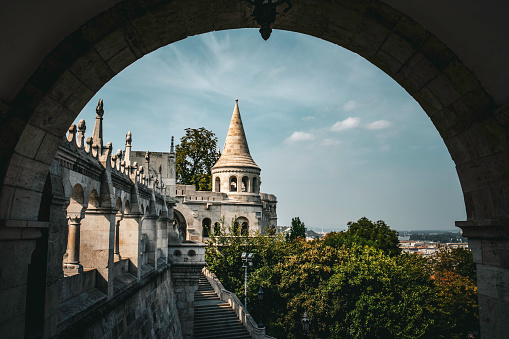 The Halászbástya or Fisherman's Bastion is one of the best known monuments in Budapest, located near the Buda Castle, in the 1st district of Budapest.