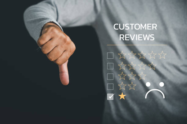 istock Hand showing a thumb down sign with a graphic one star 1497760960