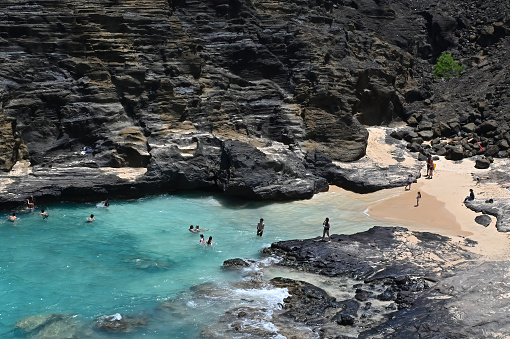 The rugged, rocky and sandy beaches along Oahu, Hawaii's, coastline are an attractive draw for outdoor enthusiasts and tourists from around the world.
