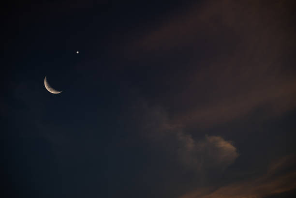 istock Ramadan Crescent Moon Night Sky with Starry Background,Half Moon Cloudy Eid Islamic Mubarak Kareem Nature,Mystic Believe Arabic Religion Greeting Mystical,Mystery Ramazan Holy Month Muslim 1497780446