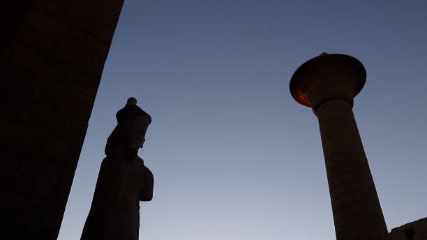 istock Sunset at Karnak Temple in Luxor, Egypt. 1497784181