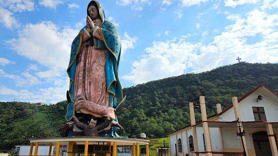 Statue of the blessed Virgin Mary