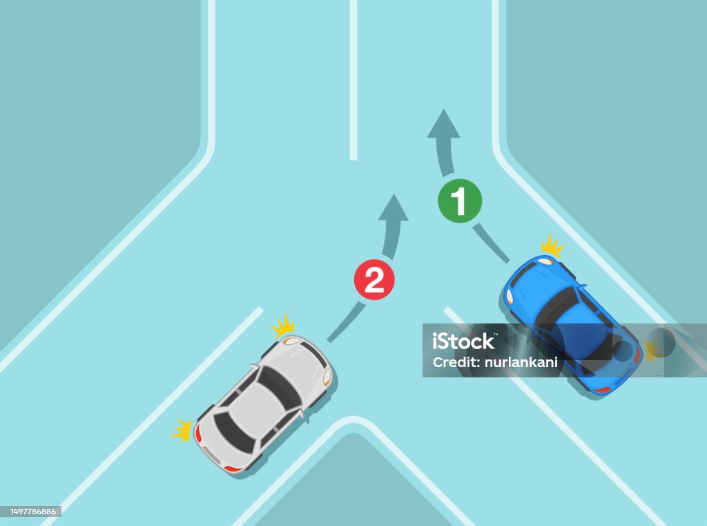 Safe Driving Tips And Traffic Regulation Rules Turning Priority At ...