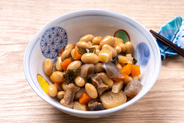 istock Boiled beans with soybeans and vegetables 1497793075