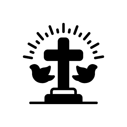 Icon for holy, religious, virtuous, sacred, spiritual, church, faith, belief, worship