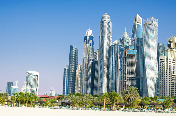 istock Dubai Marina on a sunny day, United Arab Emirates 1497801392