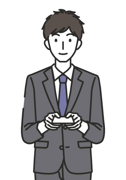 Handing Out Icon 140+ Man Handing Out Business Card Stock Illustrations, Royalty-Free ...