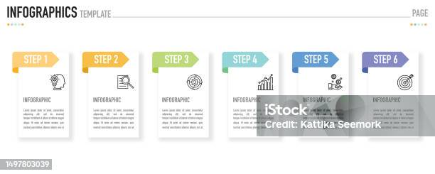 Rectangular Infographic For Business Presentation Stock Illustration ...