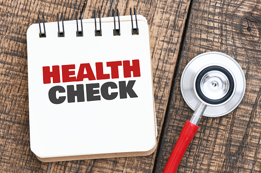 Health check words in notebook -