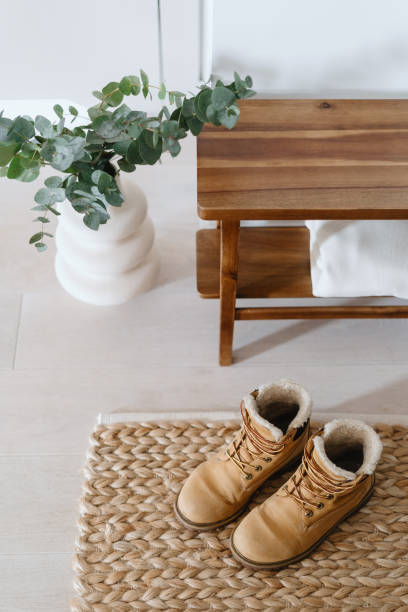 istock detail in corridor interior with rug and decor 1497807158