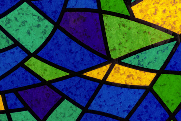 istock Multicolored stained glass mosaic. Abstract background 1497809096