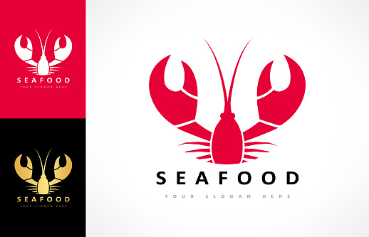 Seafood design vector. Food illustration. Design for a restaurant.