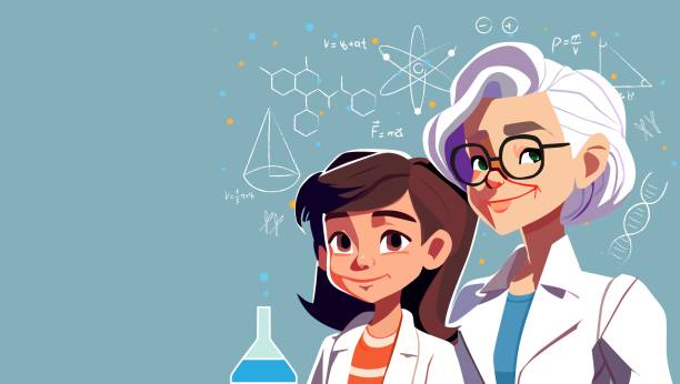 ilustrações, clipart, desenhos animados e ícones de ciência nº 1 - professor teacher scientist expertise