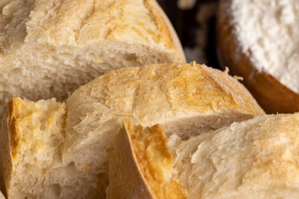 istock Sliced wheat loaf of fresh bread 1497839743