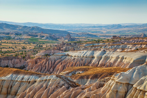 Landscapes of Cappadocia in the vicinity of Goreme. Turkey.