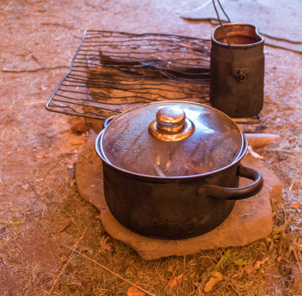 istock Dishes near the hearth 1497852605