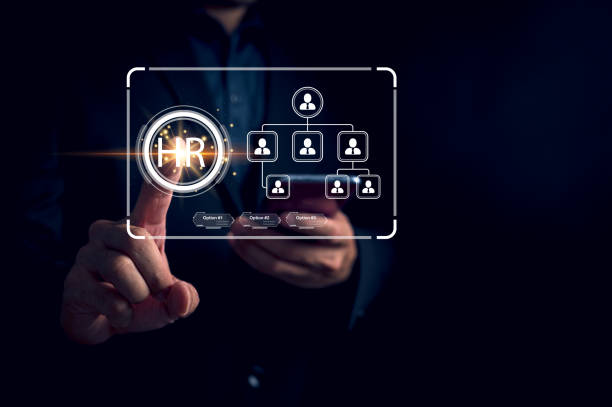 istock HR Technology Modern technology to simplify HR system concepts. Business people manage human resources and effectively monitor the management of personal information in the organization. 1497857237