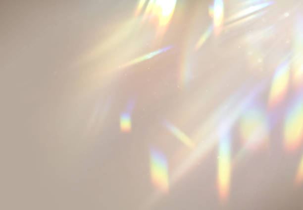 istock Glowing Background with Prism Light Rainbow Overlay.Prism Rainbow Light Leaks Overlays 1497860977