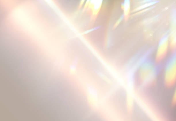 istock Glowing Background with Prism Light Rainbow Overlay.Prism Rainbow Light Leaks Overlays 1497861052