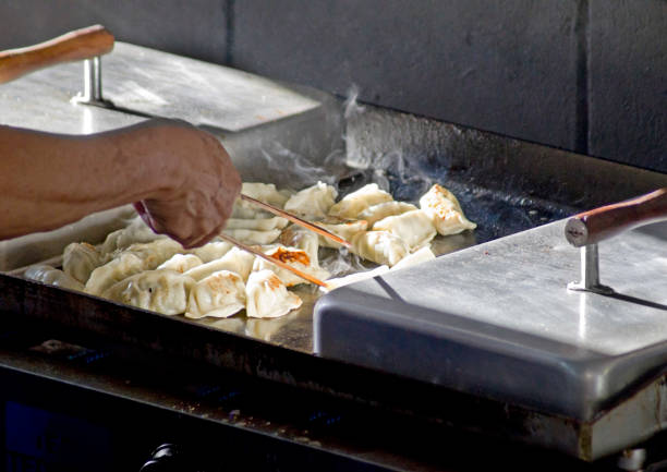 istock Typical japanese food being fried in plate 1497864498