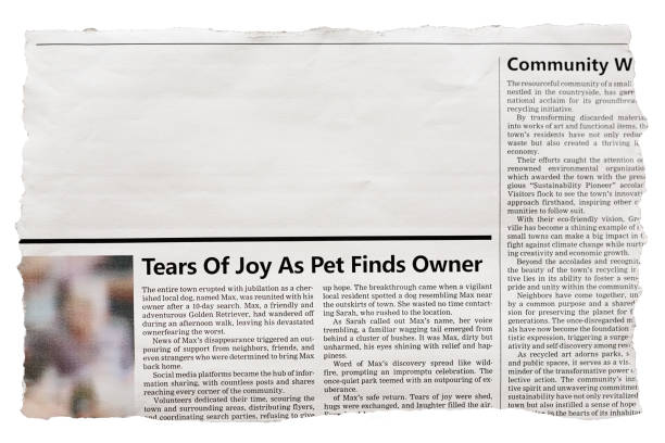 istock Newspaper clipping with blank space for your copy 1497877655